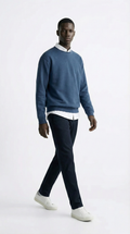 Men's Classic Cotton-Blend Crewneck Sweatshirt