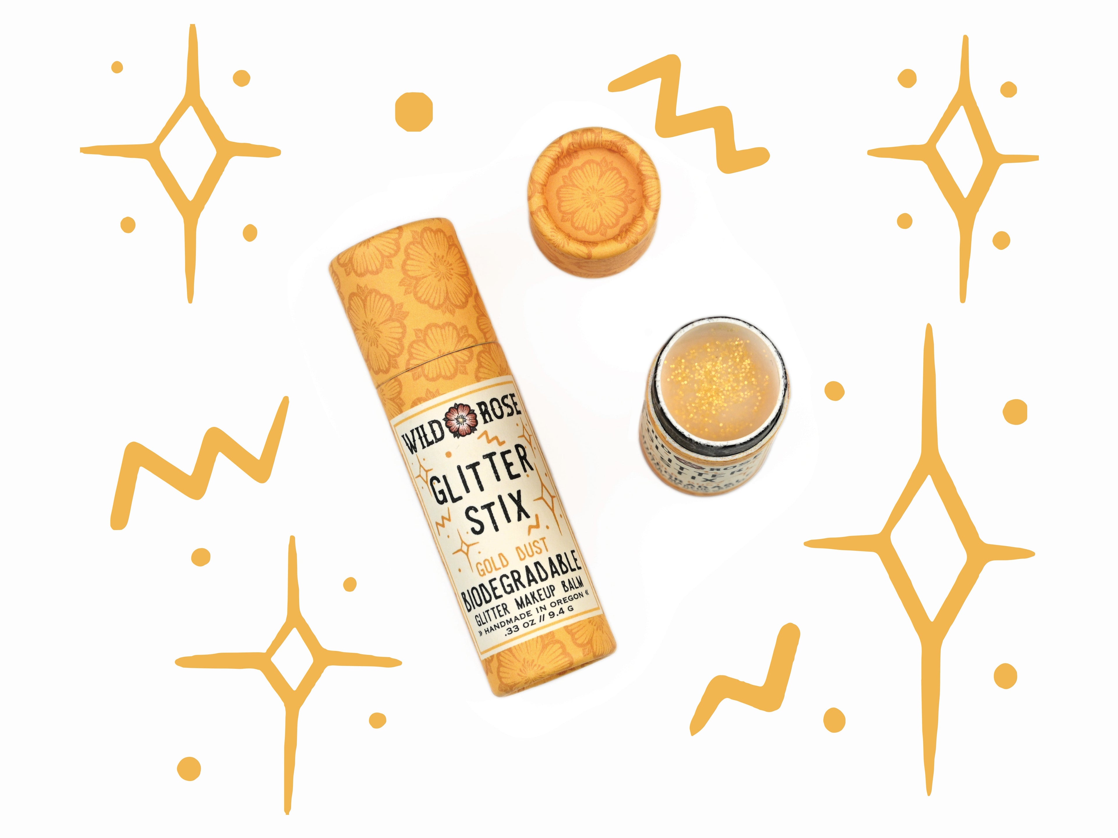 Glitter Stix - Biodegradable Makeup Balm - Gold Dust