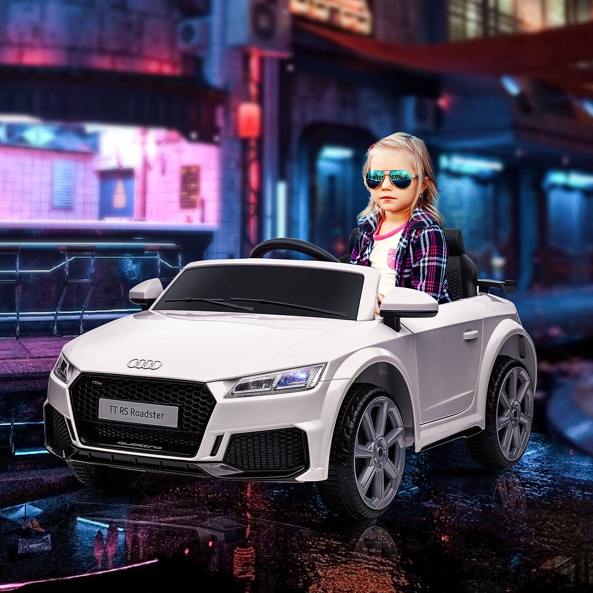 6V Audi TT RS Kid Electric Sports Car with Remote Control Ride-On