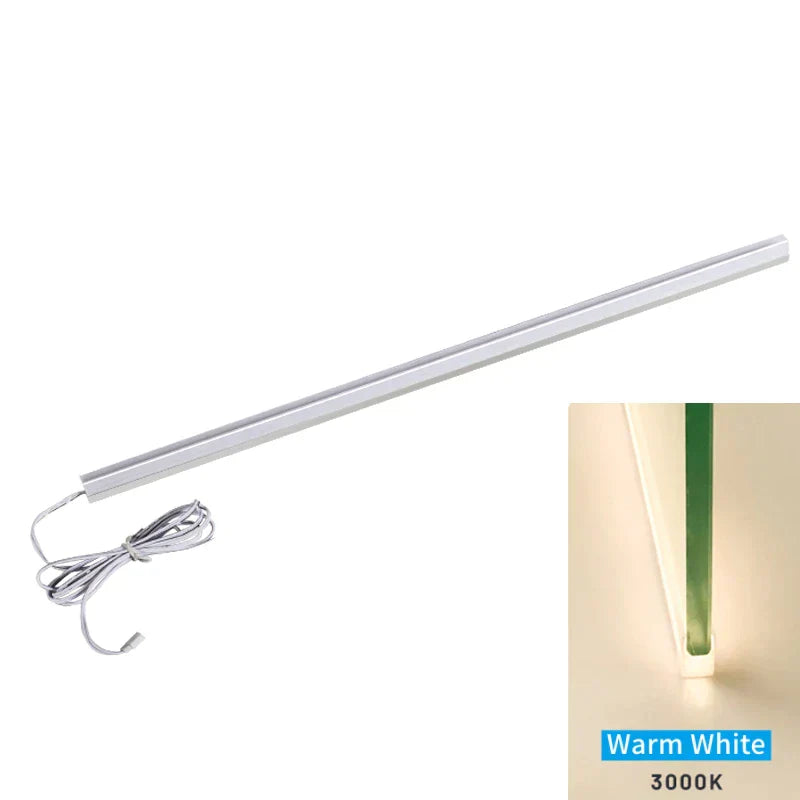 DecorBites™ LED Cabinet Bar Lamp for 8mm Glass Panel Bookshelf Strip Light