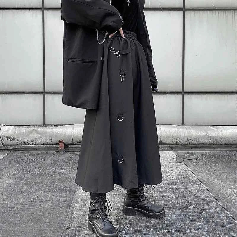Punk Style Skirt Irregular Gothic