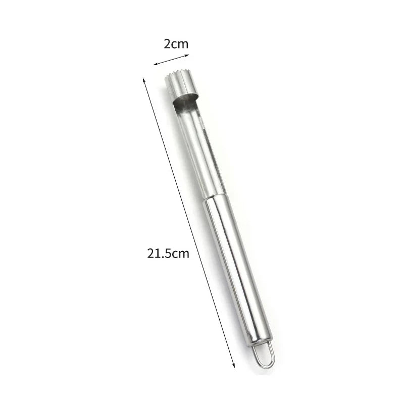 DecorBites™ Fruit Core Remover Slicer Knife, Stainless Steel Apple Pear Date Twister