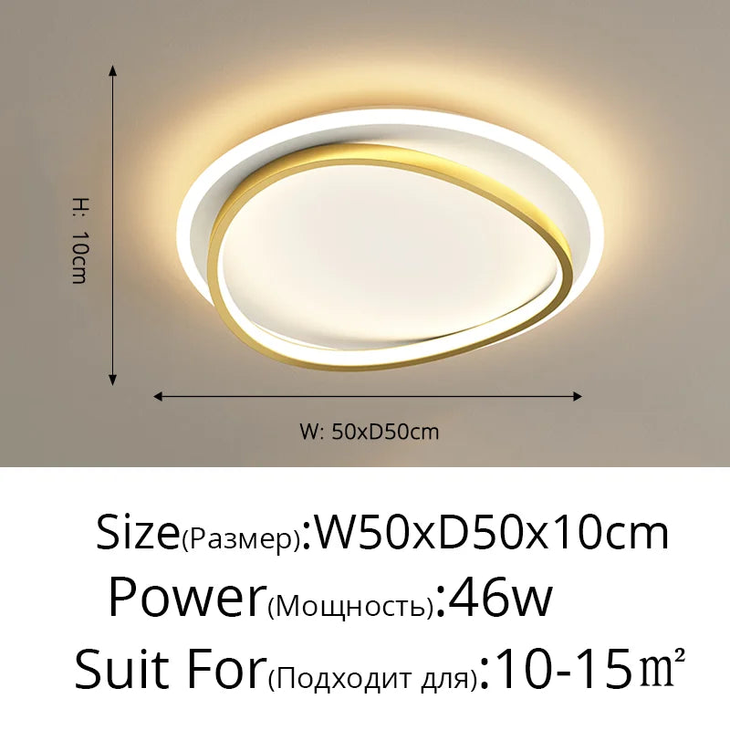 DecorBites™ LED Chandeliers Lights Dimming Modern Luminaire for Home Decor