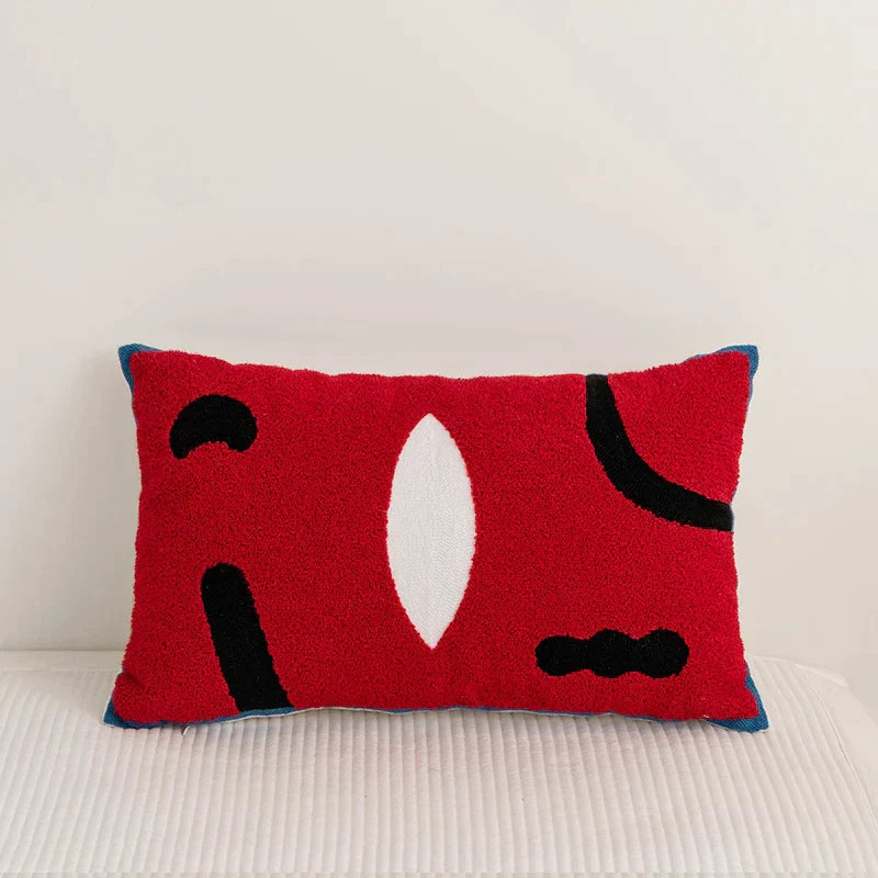 DecorBites™ Embroidery Pillow Cover 45x45cm/30x50cm Abstract Pattern for Home Decor