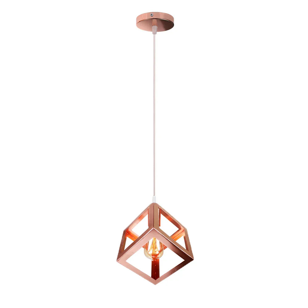 DecorBites™ Geometric LED 3-Light Pendant for Indoor Lighting & Decor