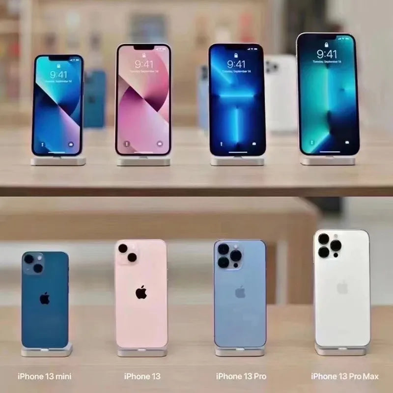 (refurbished) Apple iPhone 13 Pro 128/256/512GB/1TB ROM 6.1" Super Retina OLED RAM 6GB A15 IOS Face ID NFC 5G Smartphone