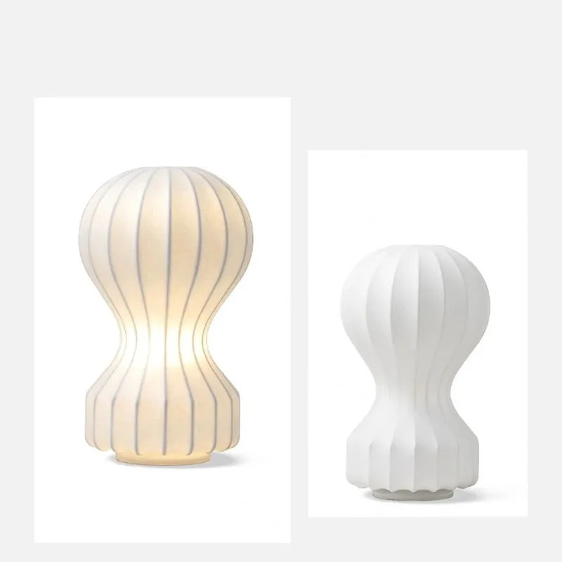 DecorBites™ Gatto Silk Table Lamp Modern Minimalist Bedroom LED