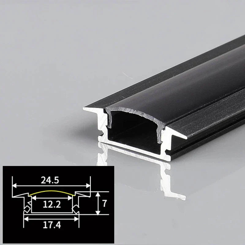DecorBites™ LED Aluminum Profile for Cabinet Closet Strip Lights
