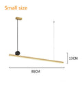 DecorBites™ Linear LED Gold Pendant Light for Island, Restaurant, Bar - Nordic Designer Style