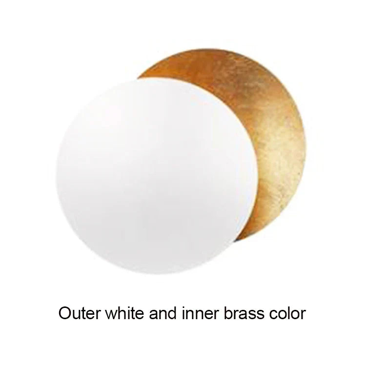 DecorBites™ Eclipse Round Wall Lamp for Bedroom, Living Room Lighting and Decoration
