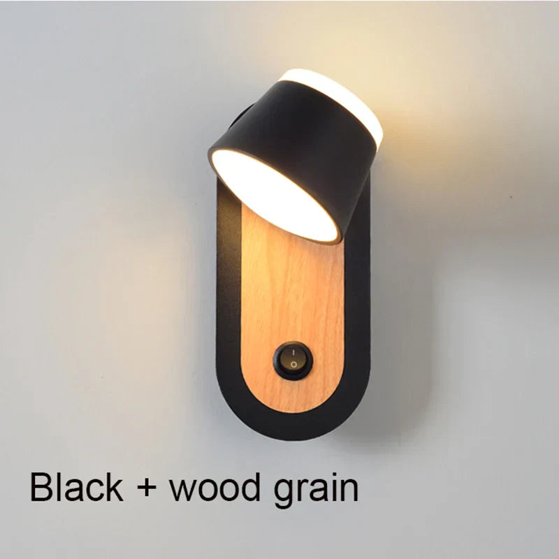DecorBites™ Adjustable Wall Lamp: Modern & Creative LED Bedside Light for Living Room & Bedroom