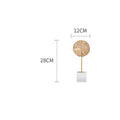 DecorBites™ Golden Lotus Sculpture Metal Crafts Modern Minimalist Decor Statue