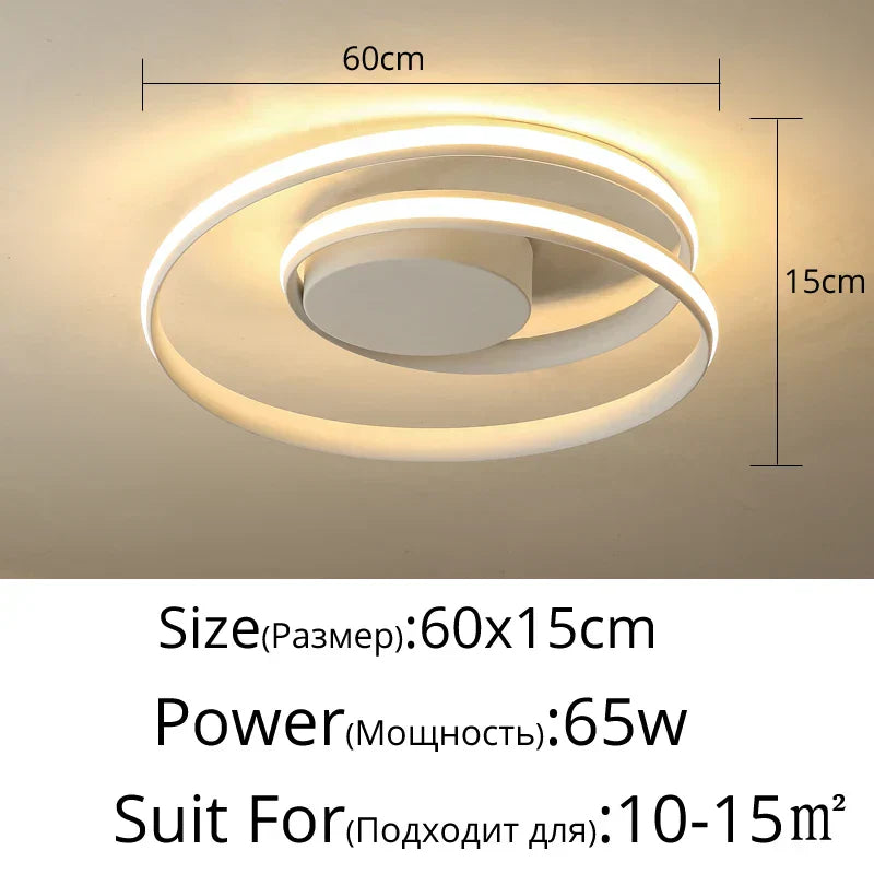 DecorBites™ LED Ceiling Light for Living Bedroom Study Room, Modern Surface Mounted Lamp