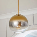 DecorBites™ Gradient Glass Ball Chandelier LED E27 Lamp for Hotel, Bar, and Bedroom