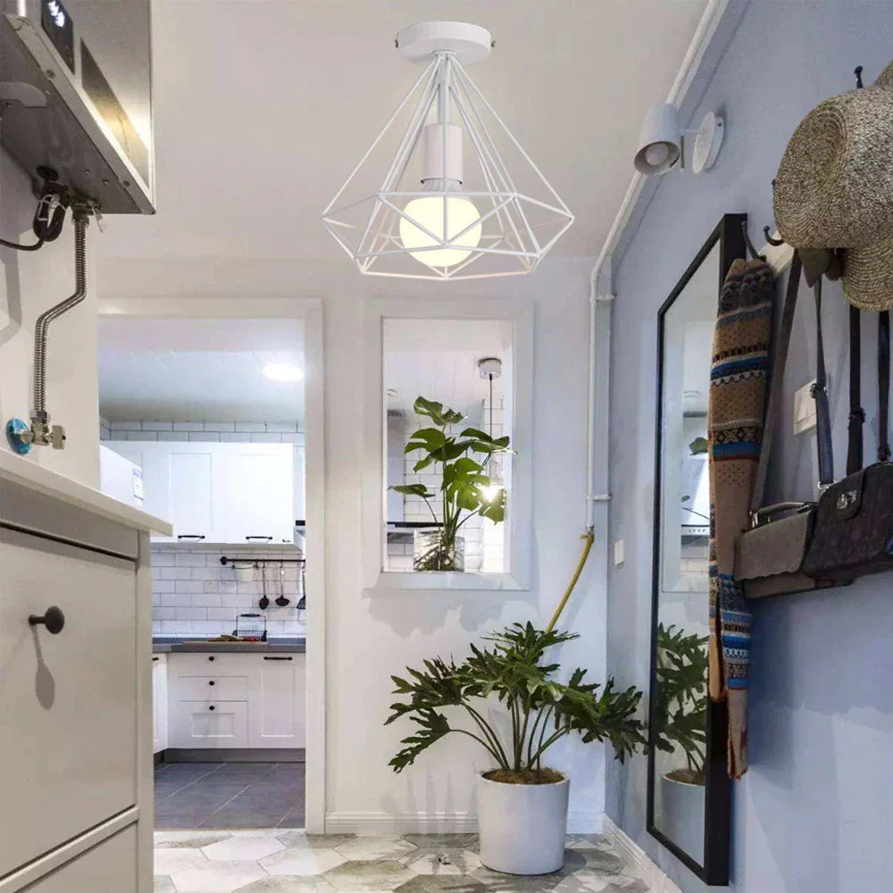 DecorBites™ Iron Ceiling Light Fixture for Modern Spaces