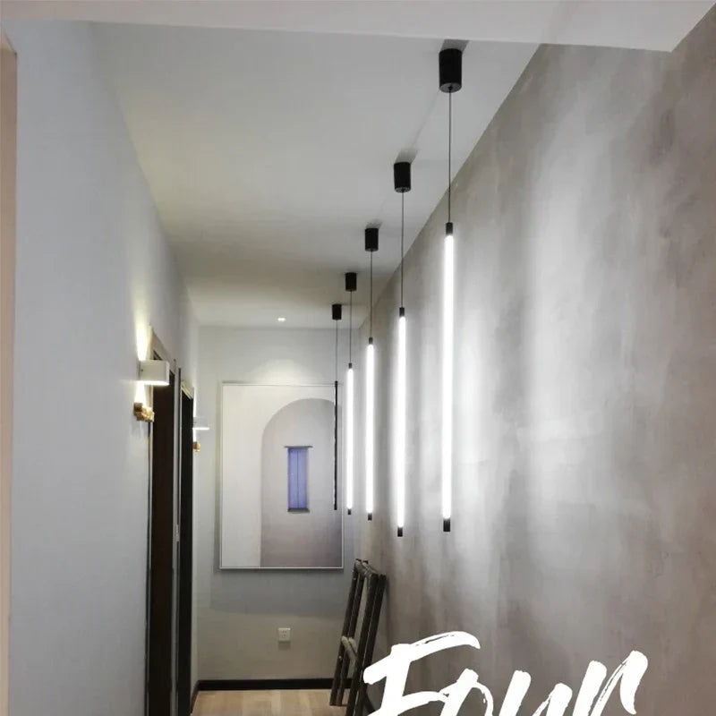 DecorBites™ LED Long Line Chandelier for Living Room and Bedroom
