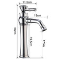 DecorBites™ Gold Bathroom Faucet | Modern Basin Tap with High Arc Design
