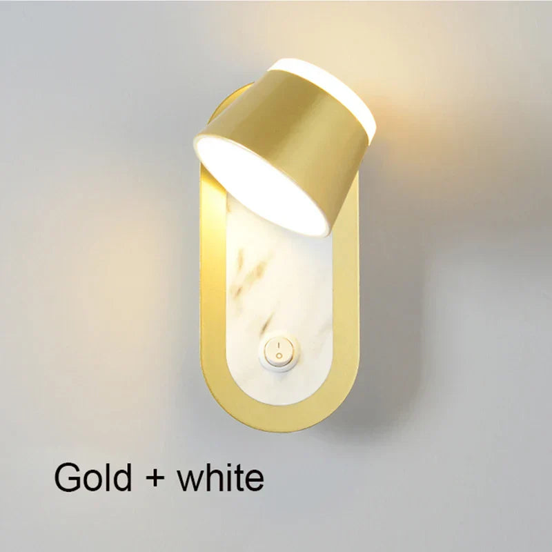 DecorBites™ Adjustable Wall Lamp: Modern & Creative LED Bedside Light for Living Room & Bedroom