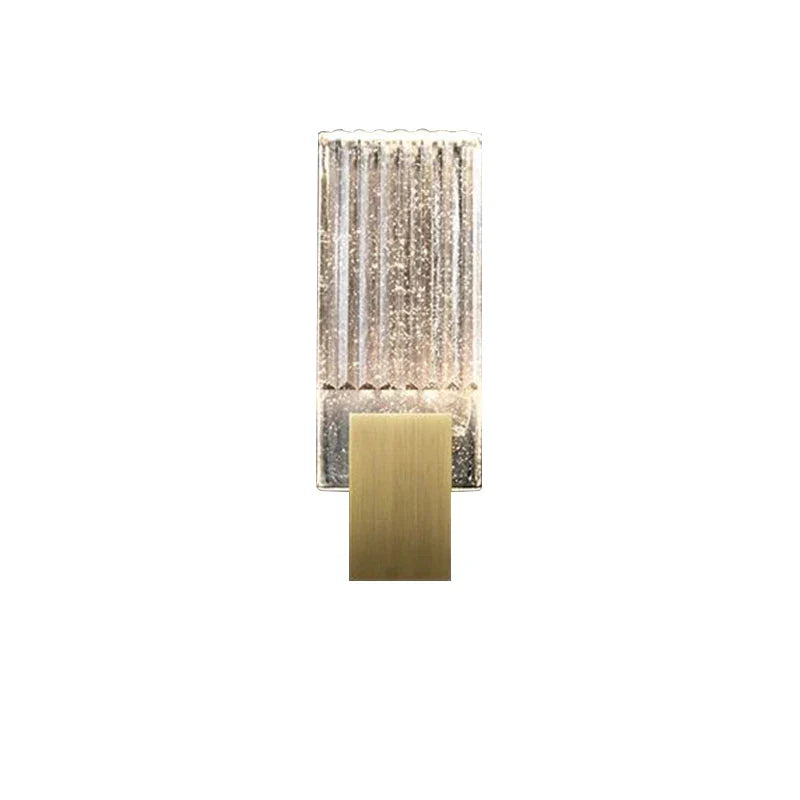DecorBites™ Crystal Wall Light: Modern Minimalist American Art Bedside Study Designer Wall Lamp
