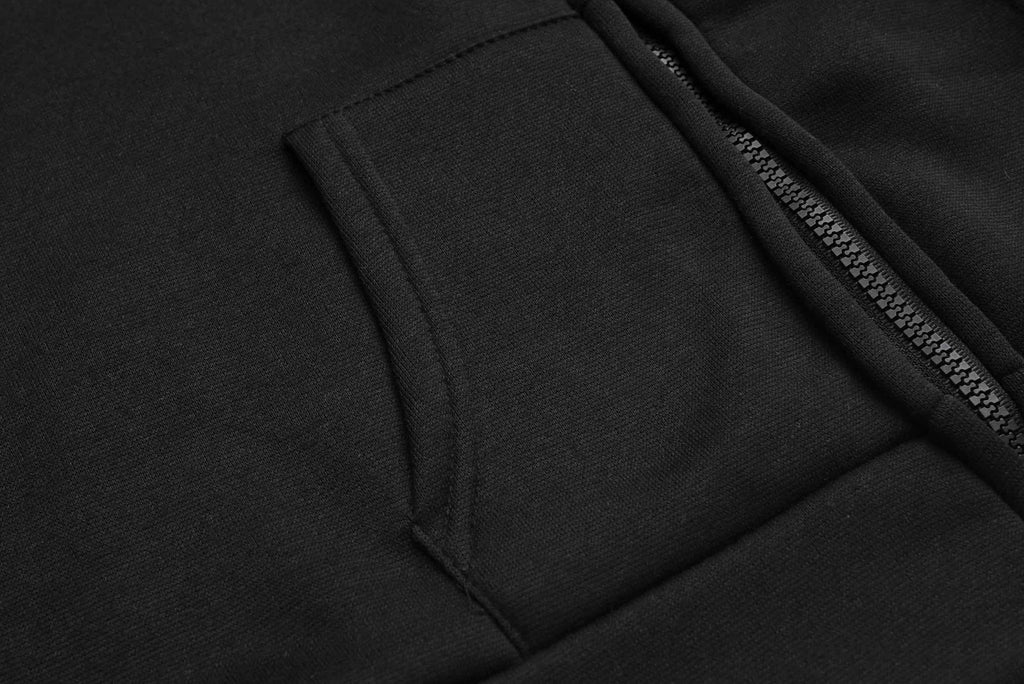 Irregular Black Punk Sweatshirt | Sheep Head Moon Print | MUNSIEUR
