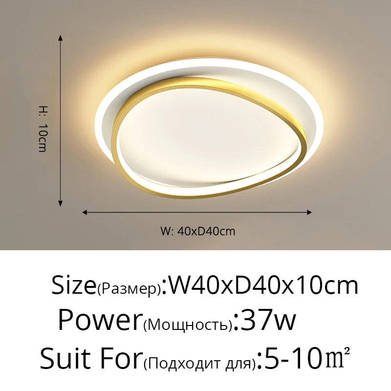 DecorBites™ LED Chandeliers Lights Dimming Modern Luminaire for Home Decor