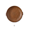 DecorBites™ Japanese Style Ceramic Round Plate - Restaurant Quality Dinnerware