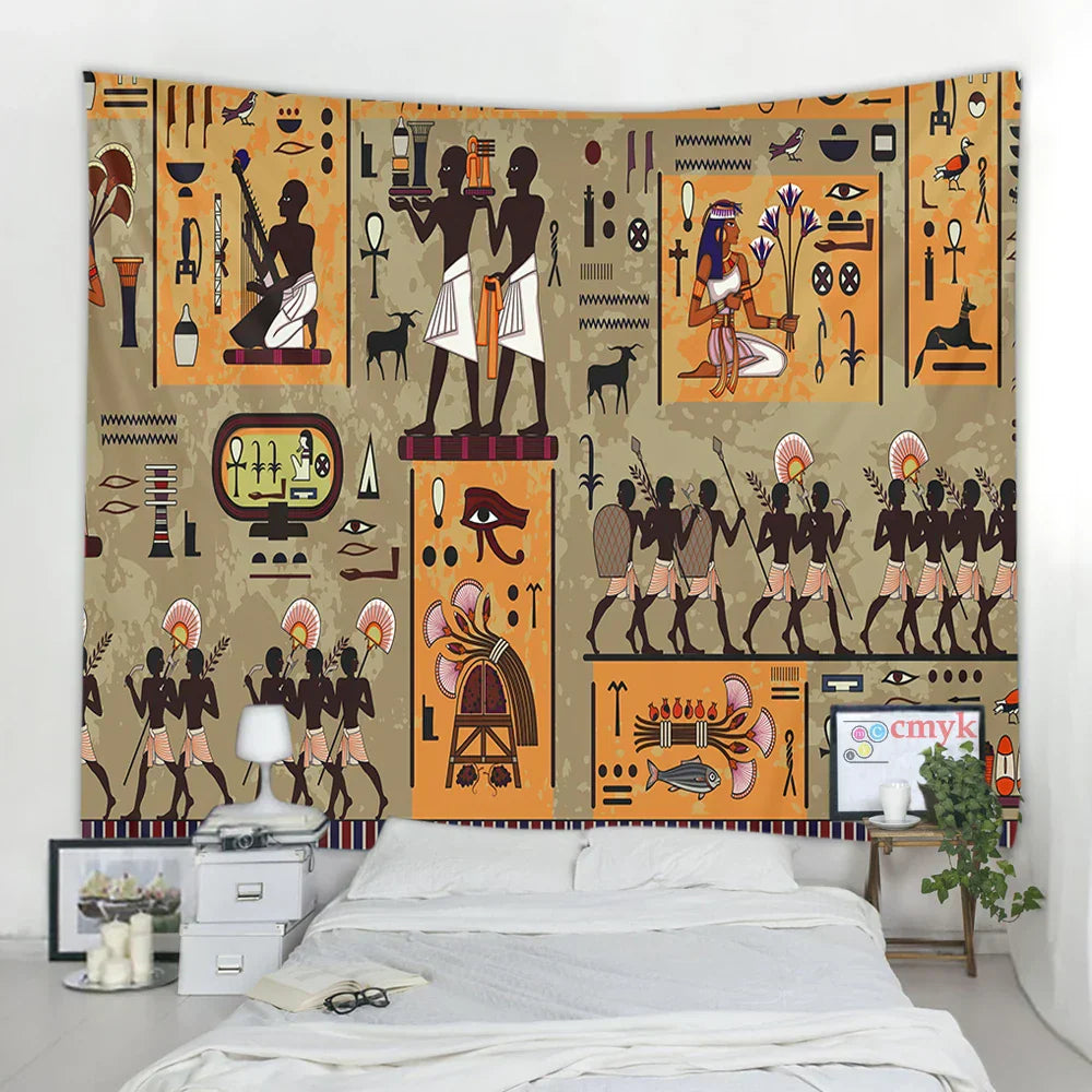 DecorBites™ Egyptian Egypt Tapestry Wall Hanging Home Decor Throw Bedspread Art Home Decor