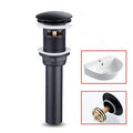 DecorBites™ Black Brass Bathroom Sink Faucet Hot Cold Mixer Deck Mounted Water Tap