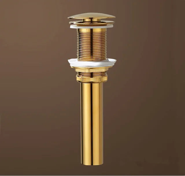DecorBites™ Gold Waterfall Basin Faucet: Brass Bathroom Mixer Tap, Hot Cold Sink Faucet