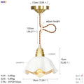 DecorBites™ Glass Copper LED Pendant Light for Kitchen Cafe Living Room