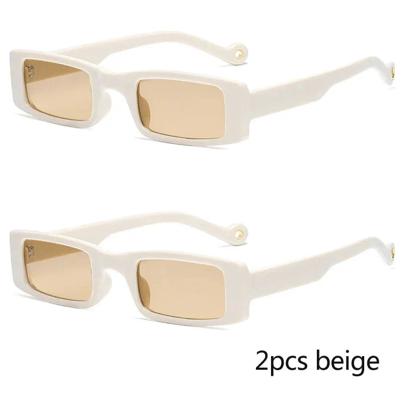 Square Frame Vintage Brand Sun Glasses UV400