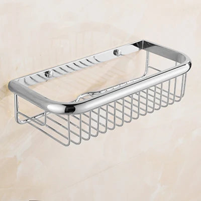 DecorBites™ Gold Brass Bathroom Shelf with Soap Holder 30cm/45cm