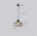 DecorBites™ K9 Crystal Pendant Chandelier Modern Living Room Ceiling Lamp LED Hall Decor