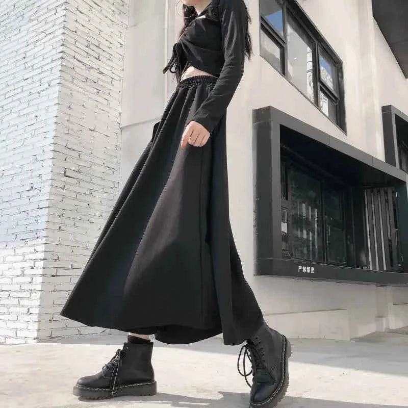 Punk Style Skirt Irregular Gothic
