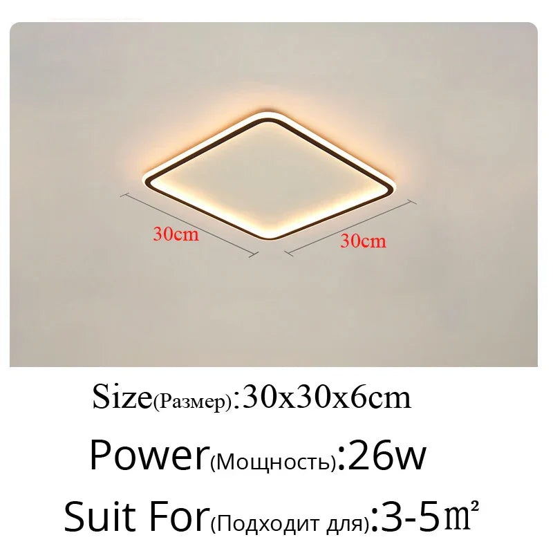 DecorBites™ Dimmable LED Ceiling Chandelier for Living Bedroom Study Room Lighting