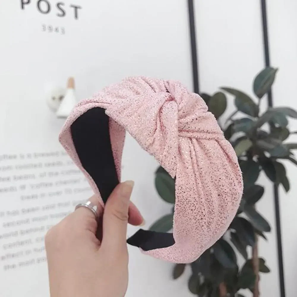 Vintage Wide Center Knot Hairband