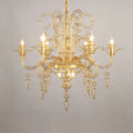 DecorBites™ Baroque Designer Hanging Chandelier - LED Lighting for Foyer