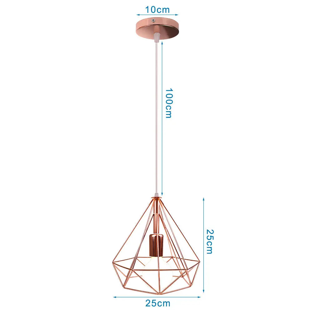 DecorBites™ Industrial Pendant Lights E27 LED Hanging Lamp Modern Loft Lighting for Home