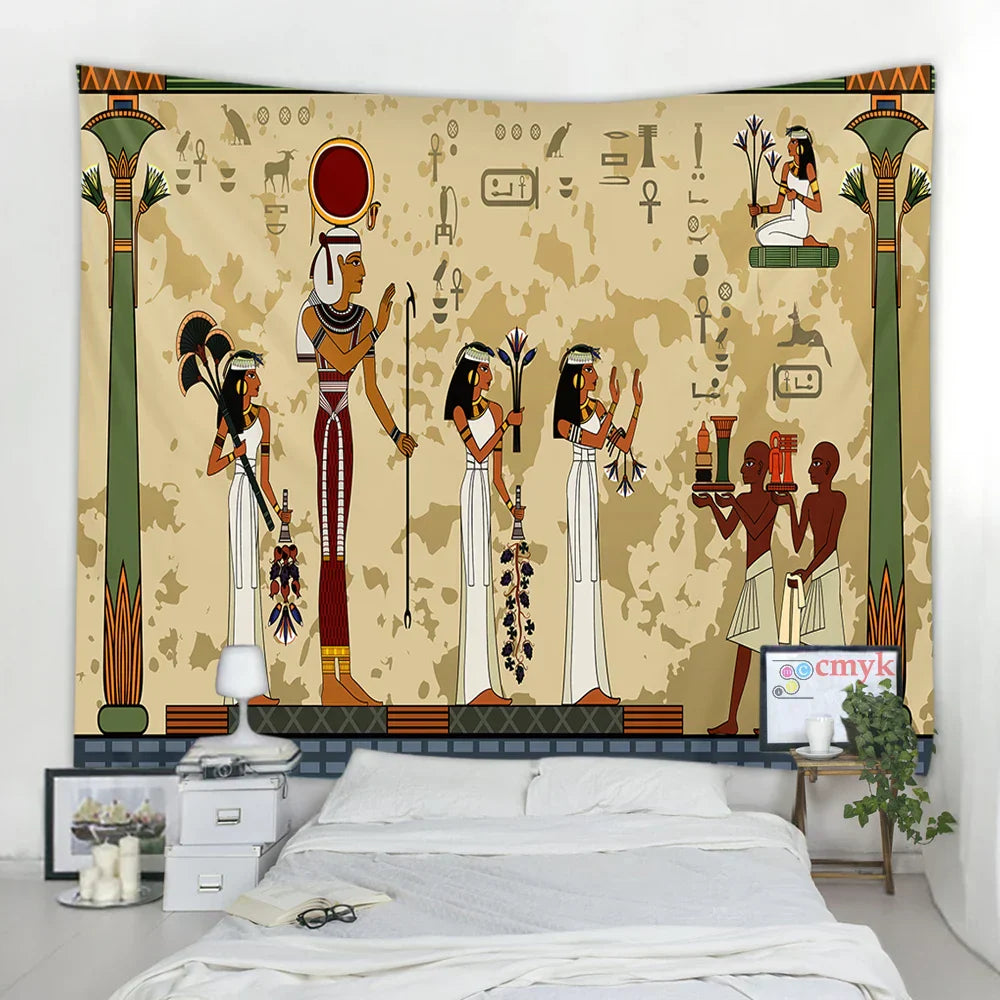 DecorBites™ Egyptian Egypt Tapestry Wall Hanging Home Decor Throw Bedspread Art Home Decor