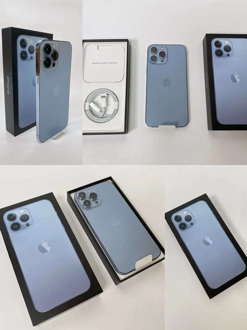 (refurbished) Apple iPhone 13 Pro 128/256/512GB/1TB ROM 6.1" Super Retina OLED RAM 6GB A15 IOS Face ID NFC 5G Smartphone