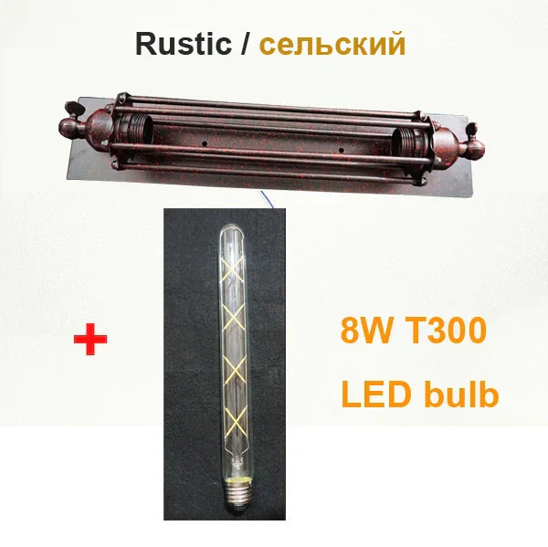 DecorBites™ Industrial Wall Lamp: Black/Silver/Copper 8W LED Bedroom Cafe Sconce