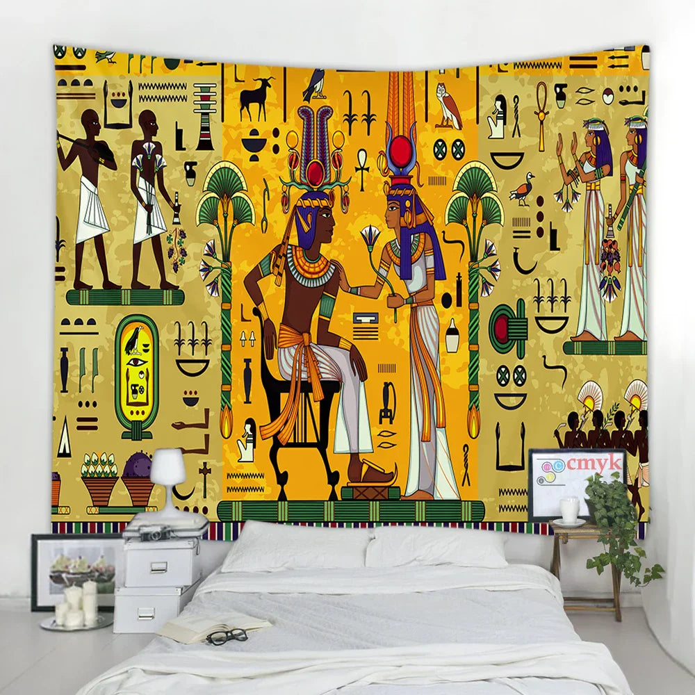 DecorBites™ Egyptian Egypt Tapestry Wall Hanging Home Decor Throw Bedspread Art Home Decor