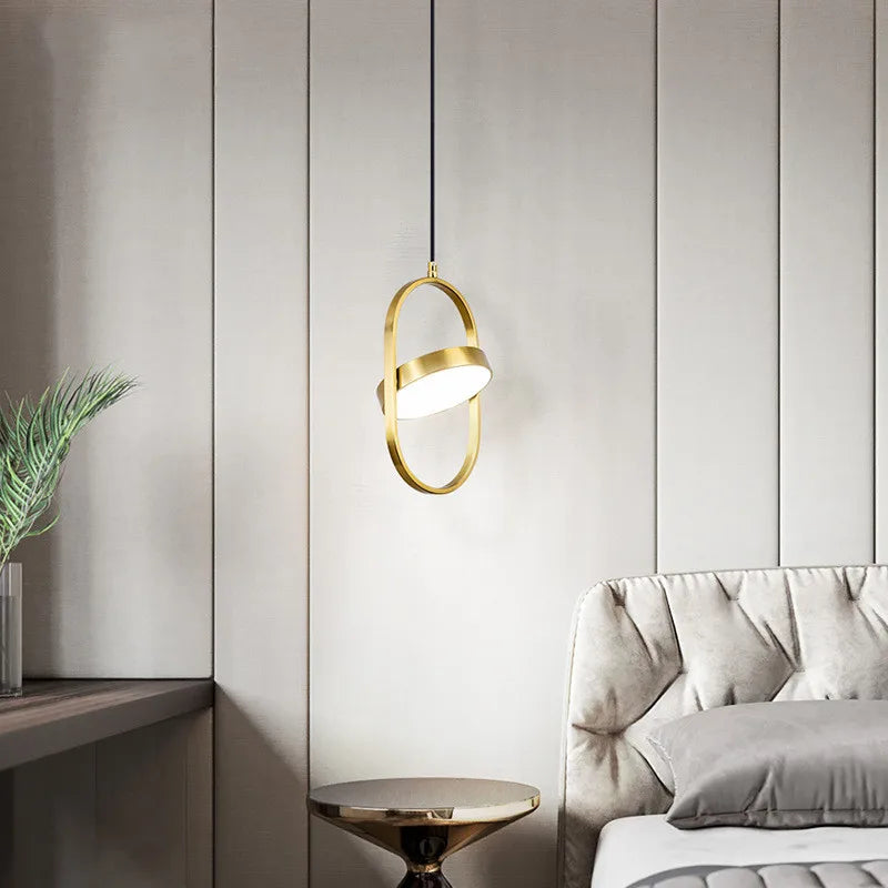 DecorBites™ Gold Trumpet Pendant Light - Modern LED Nordic Hanging Lamp for Home Decor