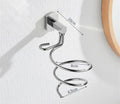DecorBites™ Hair Care Organizer Wall Shelf - Gold Hair Dryer & Straightener Holder Rack