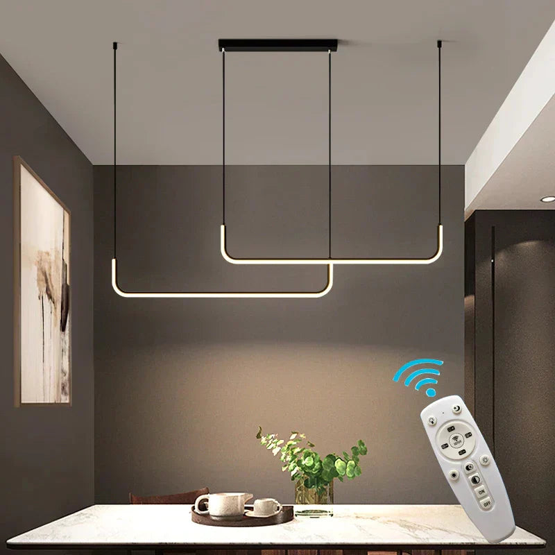 DecorBites™ LED Ceiling Chandelier Dimmable Pendant Lamps for Modern Home Decor Lighting