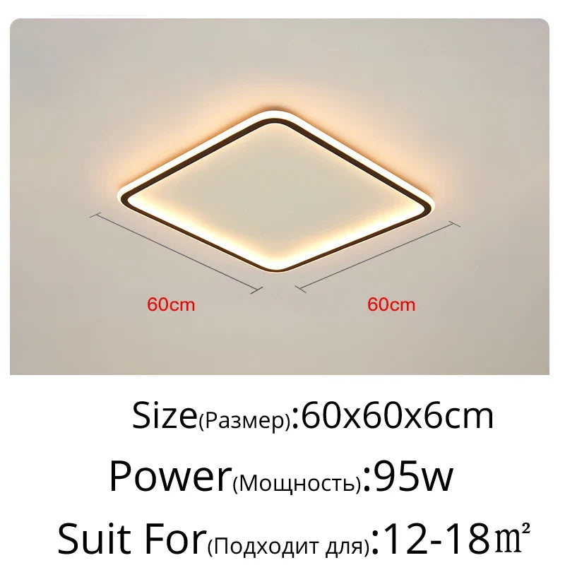 DecorBites™ Dimmable LED Ceiling Chandelier for Living Bedroom Study Room Lighting