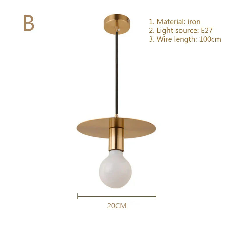 DecorBites™ Gold Modern Chandeliers E27 LED Lights for Home Decoration