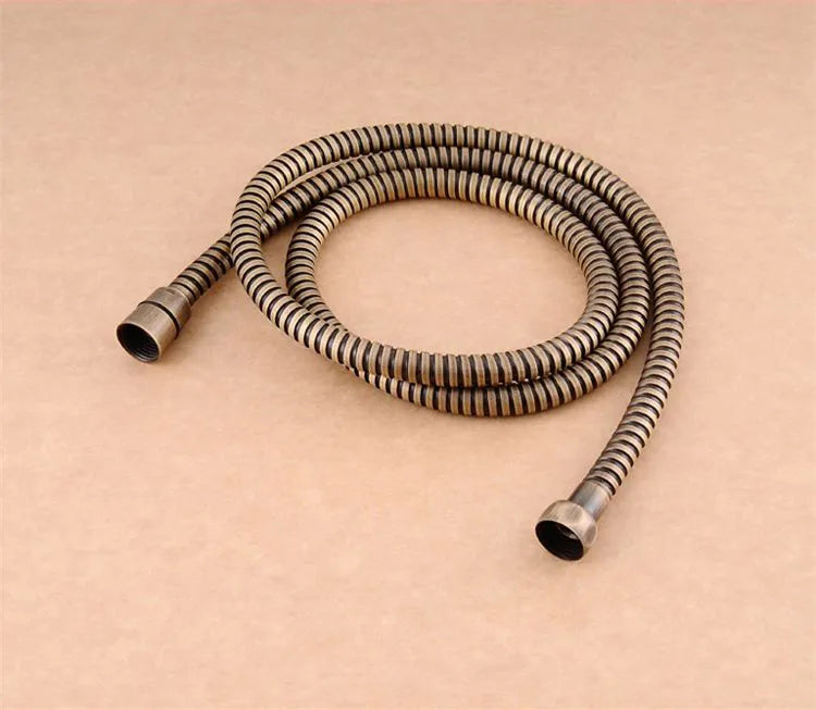 DecorBites™ Gold Stainless Steel 150cm Shower Hose for Flexible Shower Head Replacement