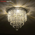 DecorBites™ Crystal LED Ceiling Light for Living Room Hallway, 110V/240V Sparkling Crystal Ceiling Lamp