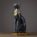 DecorBites™ Egyptian Cat Resin Craft Home Decor Deity Figurine for Table Ornaments